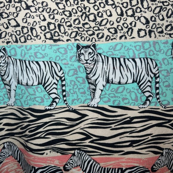 Minkpink Safari Animal Print Criss Cross Open Back Top Size S - Picture 9 of 13